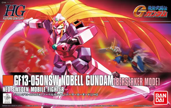 GUNDAM - 1/144 HGUC Nobell Gundam Berserker Mode - Model Kit 13cm